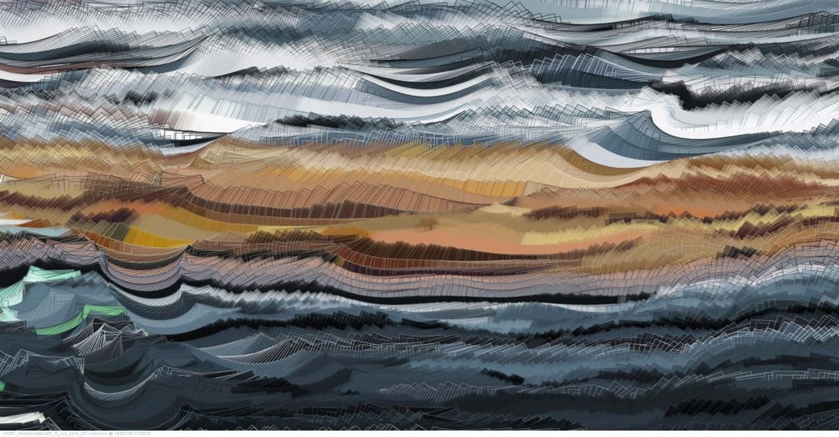 Artwork Title: TœrnToGotland (noiseWave Series)