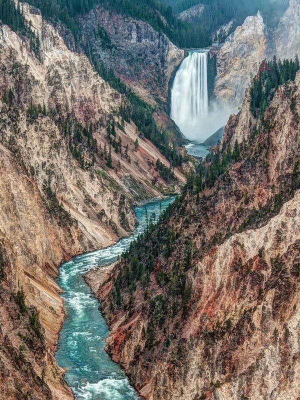 Artwork Title: Yellowstone Falls