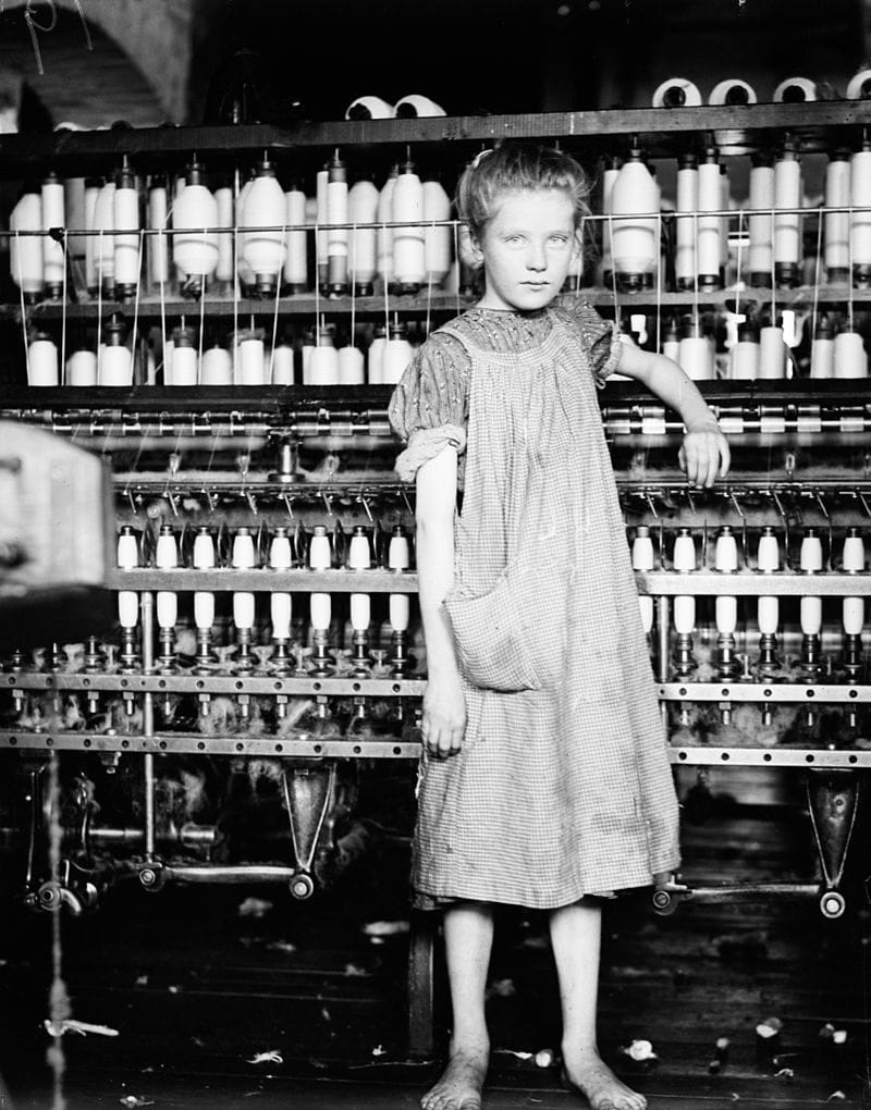 Artwork Title: Addie Card, 12 years. Spinner in North Pormal (i.e., Pownal) Cotton Mill. Vt