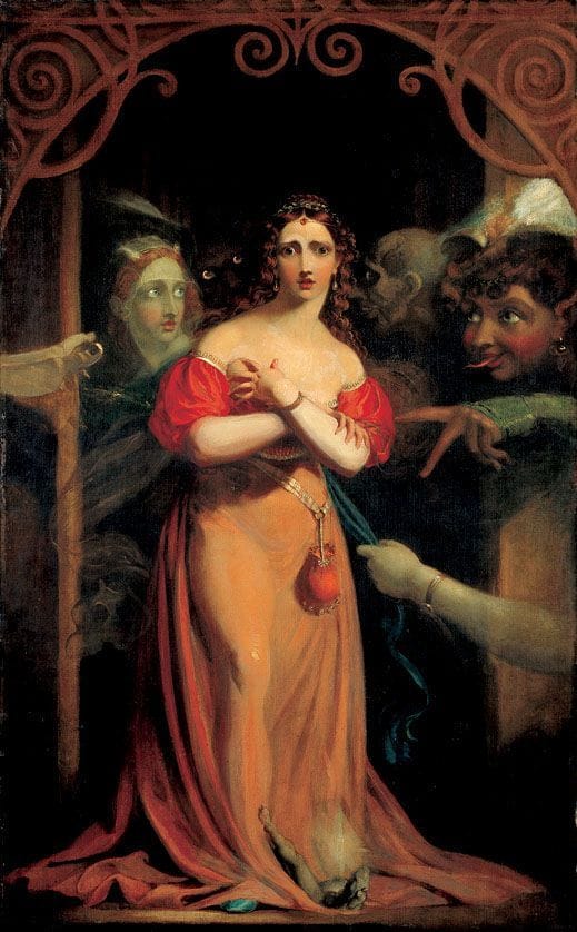 Artwork Title: Bertalda, Assailed by Spirits