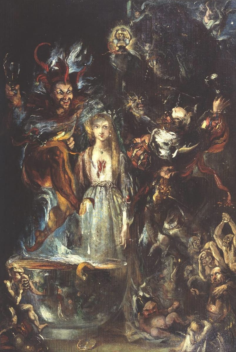 Artwork Title: Fantasy Based on Goethe's Faust