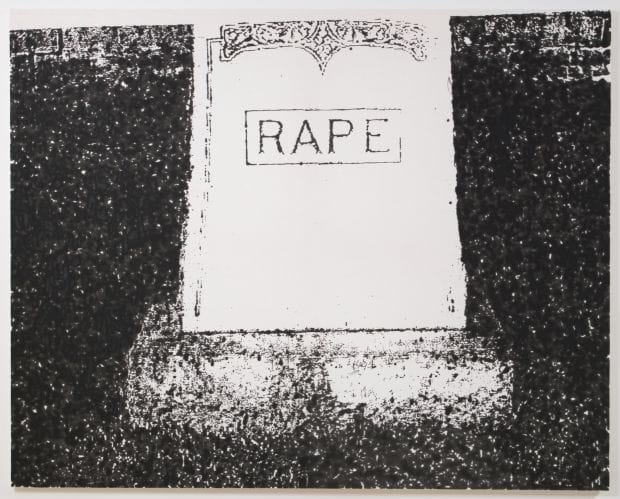 Artwork Title: R.a.p.e