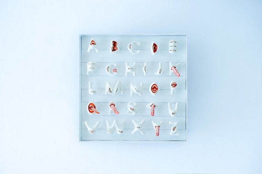 Artwork Title: Three-Dimensional Oral Alphabet