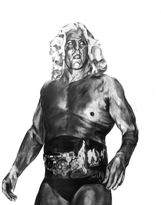 Artwork Title: Self-portrain campeon (Ric Flair)