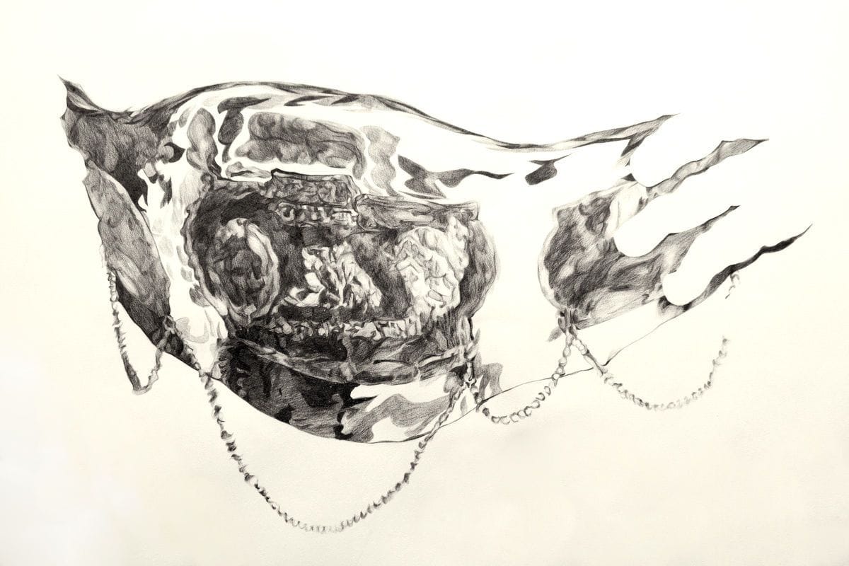 Artwork Title: Self-portrait campeón (drawing 2)