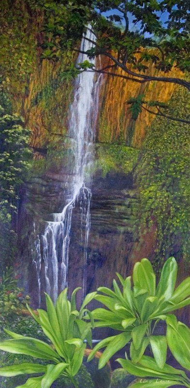 Artwork Title: Manoa Falls