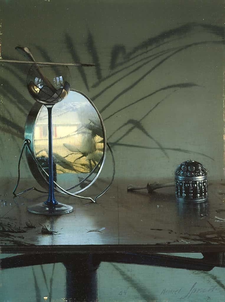 Artwork Title: Still Life & Mirror