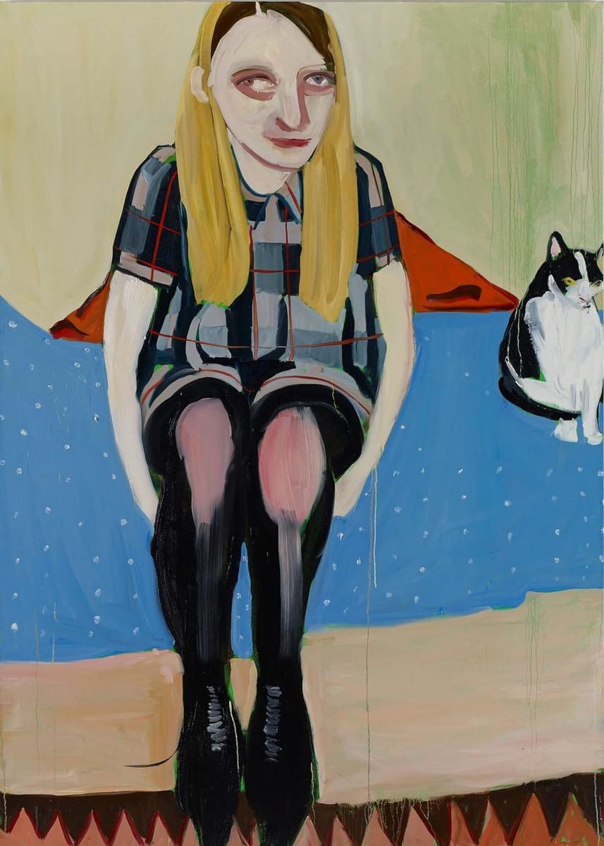 Artwork Title: Moll with Cat