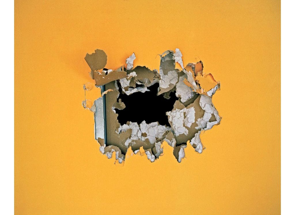 Artwork Title: Yellow (Holes)