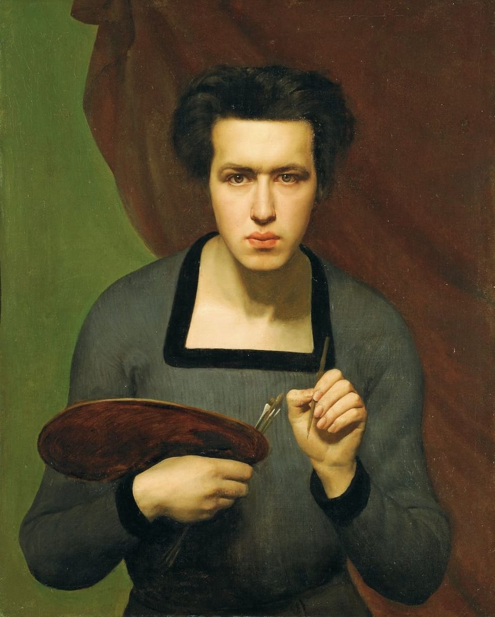 Artwork Title: Portrait de l'artiste