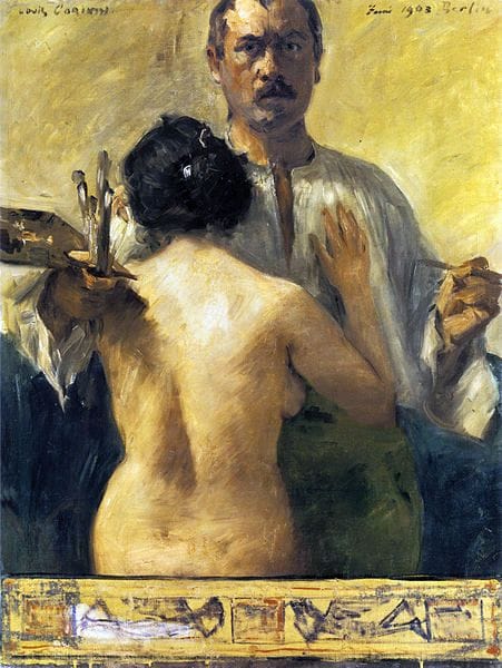 Artwork Title: Self Portrait with Model