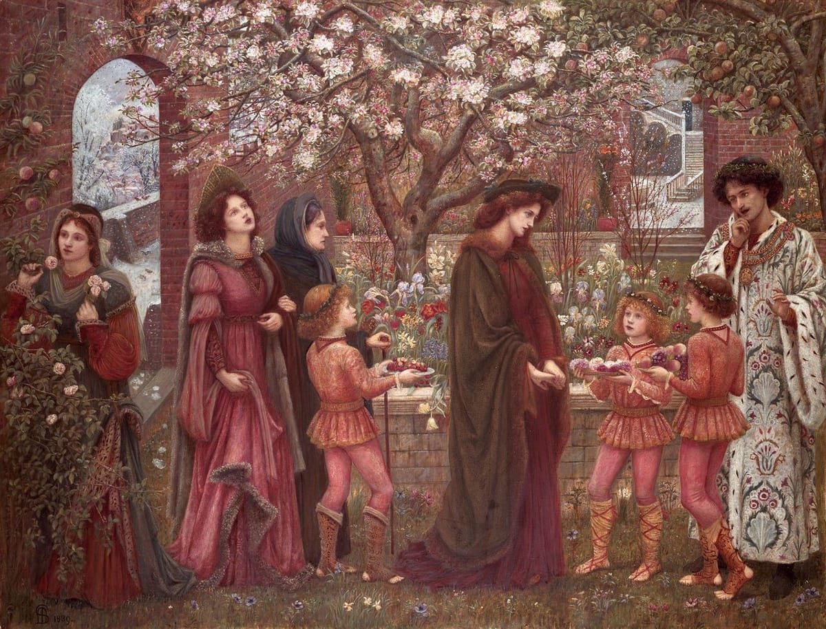 Artwork Title: The Enchanted Garden of Messer Ansaldo