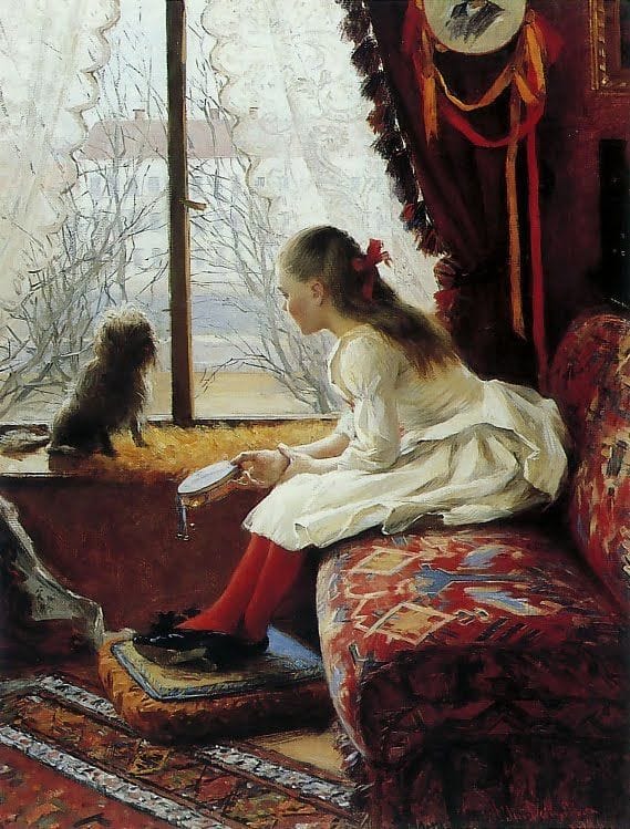Artwork Title: Portrait Of Walborg Jakobsson