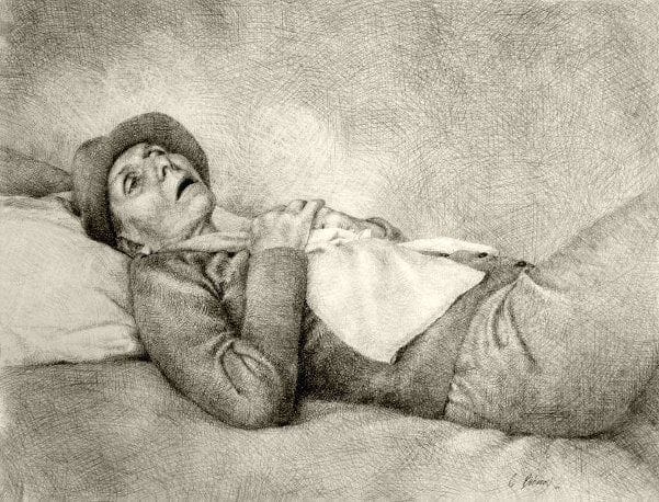Artwork Title: Despair of a Ravaged Mind