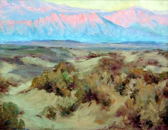 Artwork Title: Palm Spring Desert Scene
