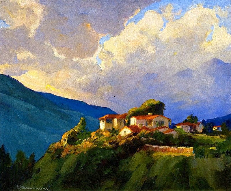 Artwork Title: Storm Clouds, Devil's Gate, Pasadena