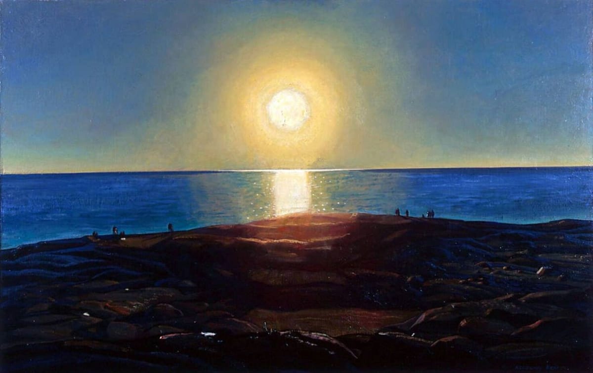 Artwork Title: Calm and Free (Maine Coast)