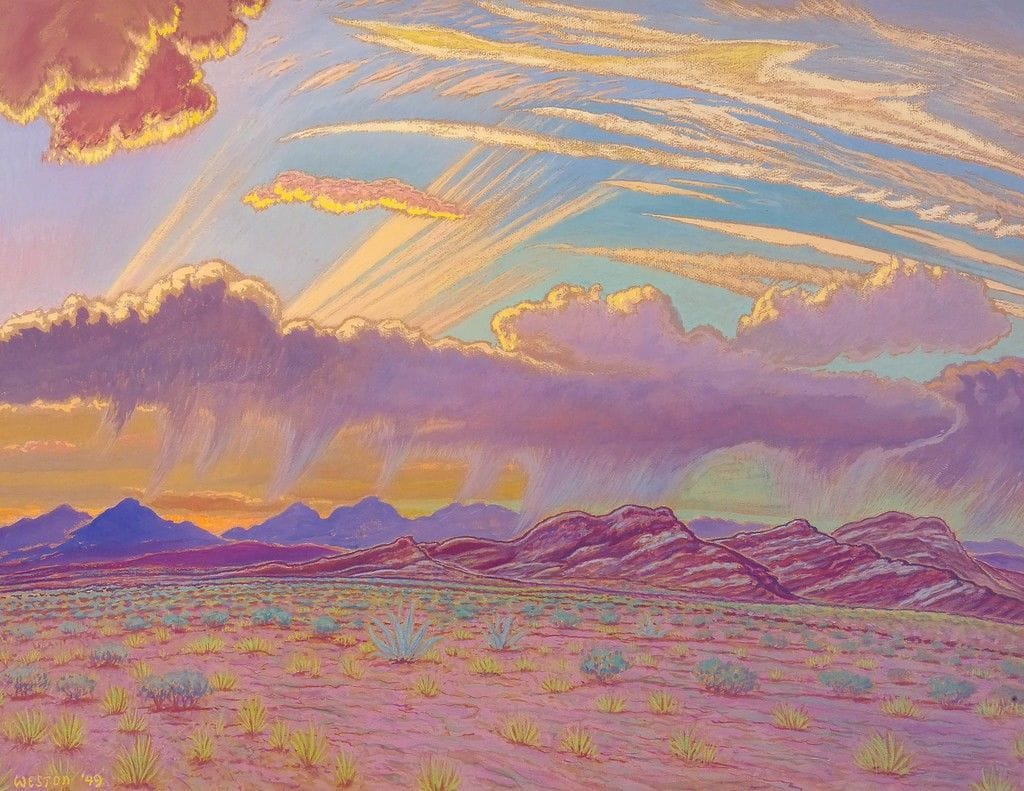Artwork Title: Desert Shower