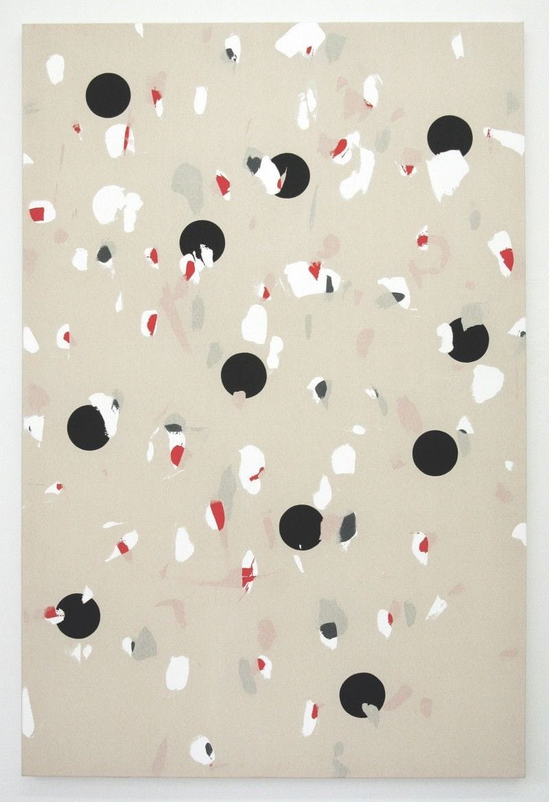 Artwork Title: Transparency with Black Circles 2