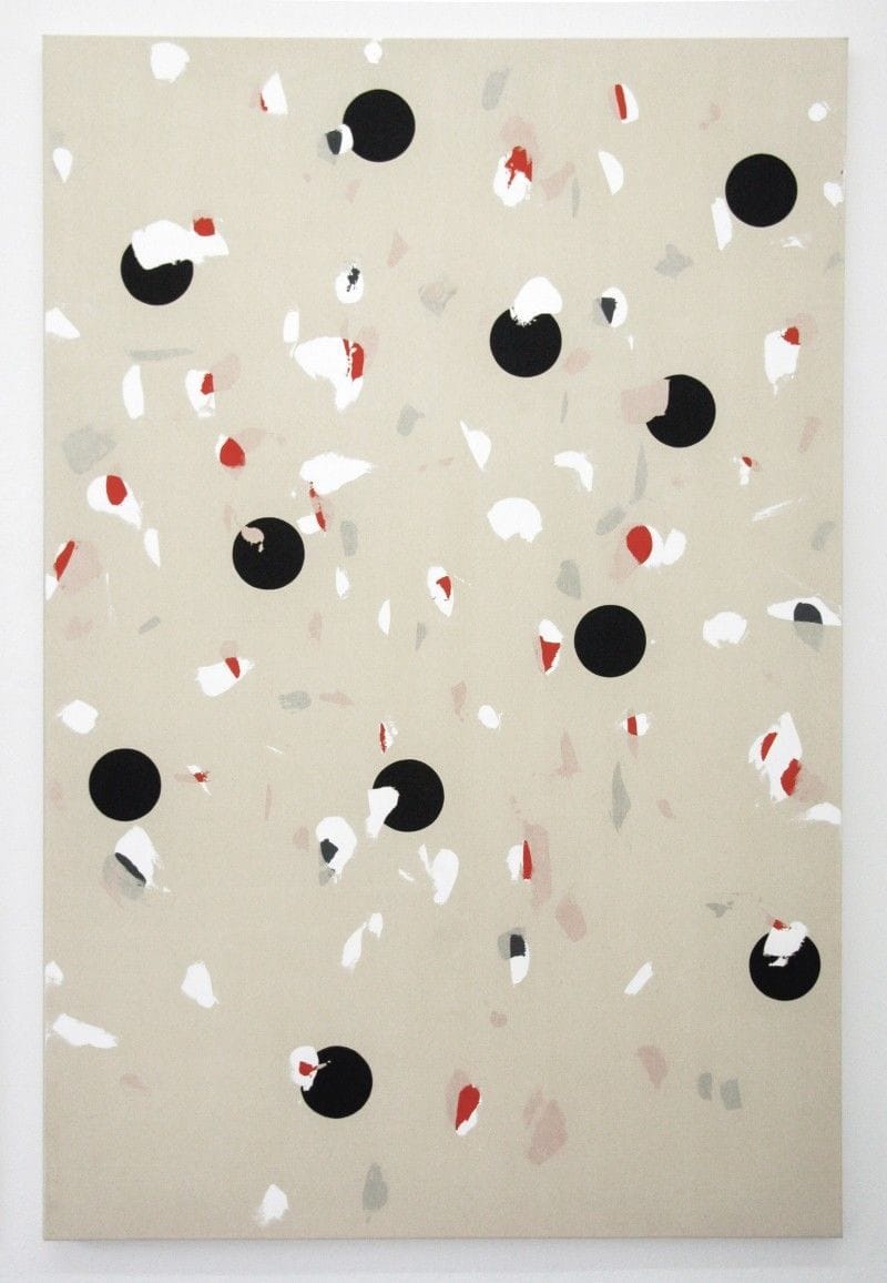 Artwork Title: Transparency with Black Circles 1