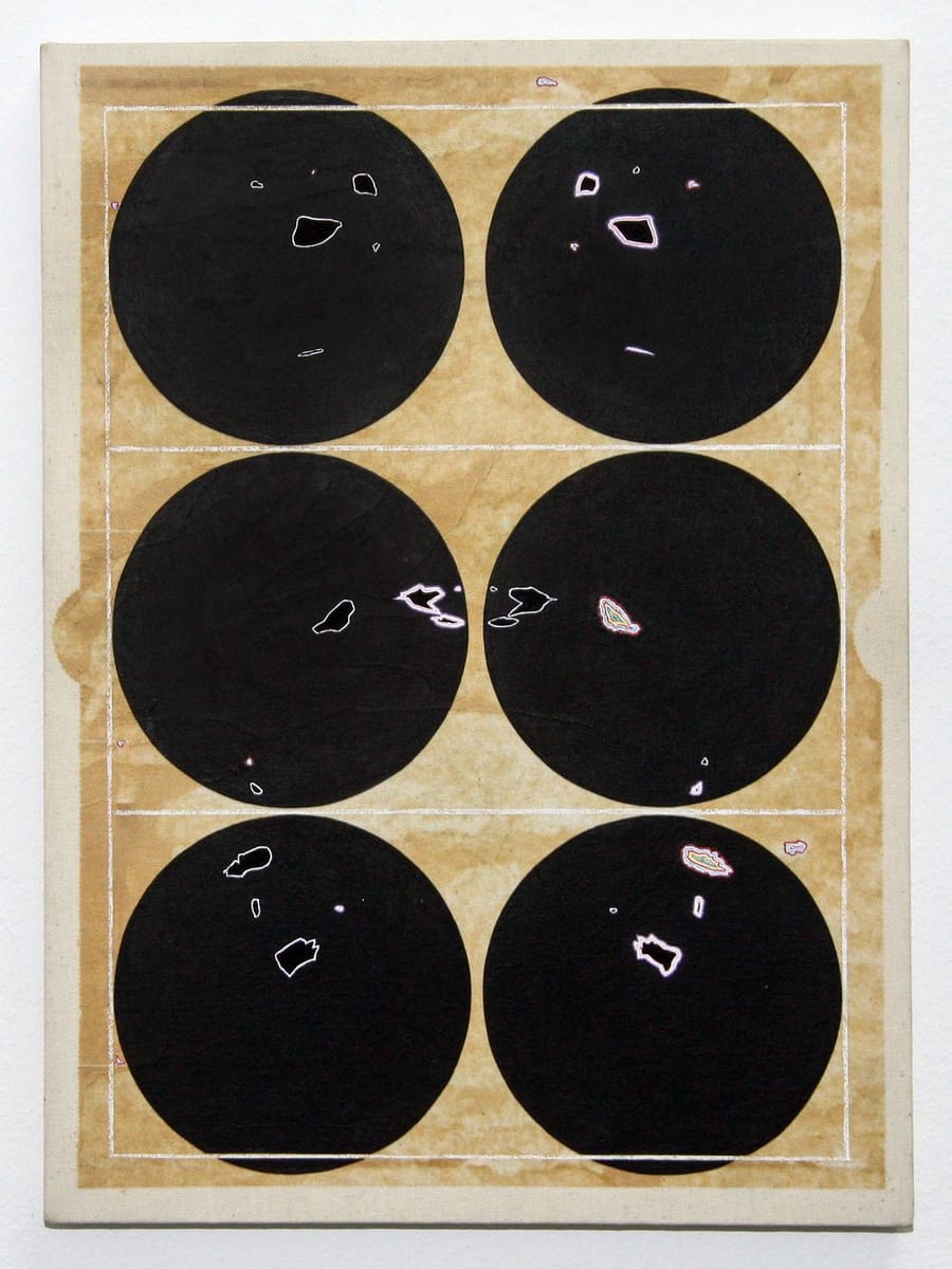 Artwork Title: Collage with Paper Bag (Mirror)