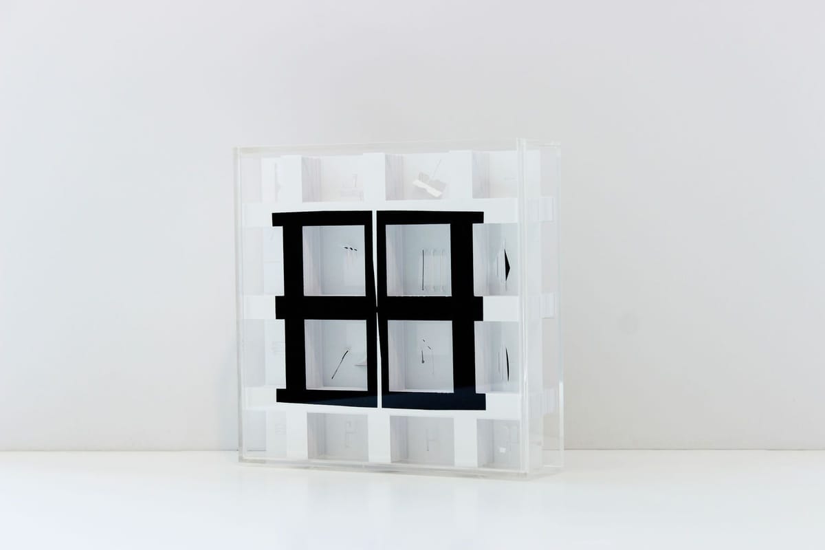 Artwork Title: Complete Coverage on Oiticica, Turner Box Metaesquema Series (1)
