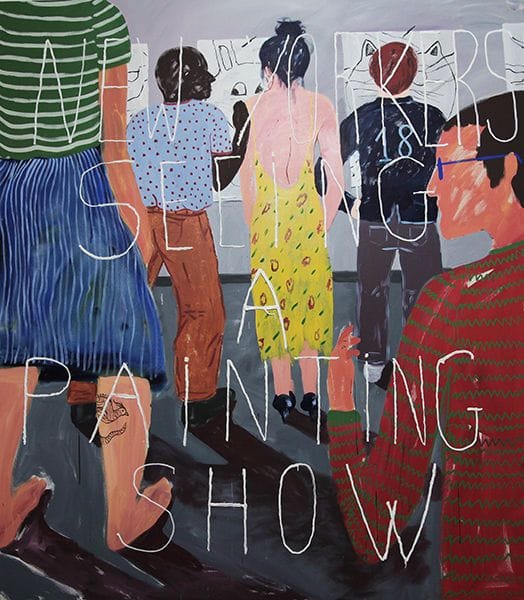Artwork Title: Newyorkers seeing a painting show