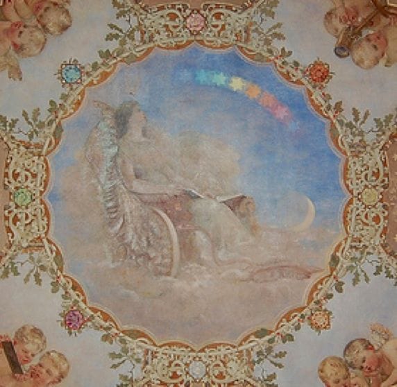 Artwork Title: Panel 7, The Light of Astronomy (indigo), The Spectrum of Light