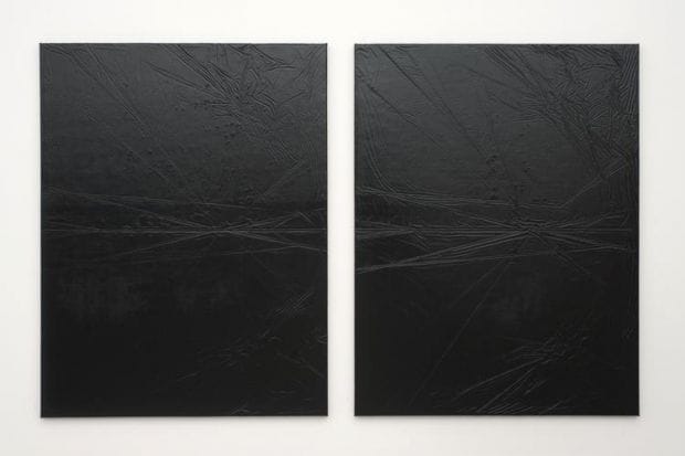 Artwork Title: To Be Titled (Additive Painting #70) diptych