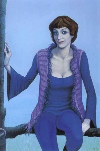 Artwork Title: Woman on Branch