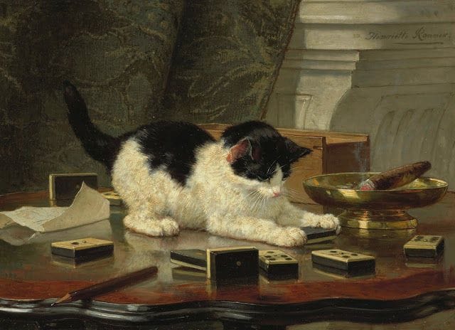 Artwork Title: Kitten's Game
