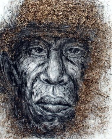 Artwork Title: Uncle Berm Face of Thai Farmer