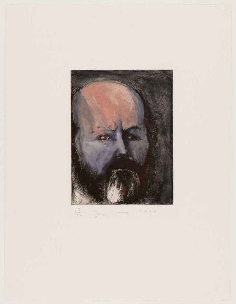 Artwork Title: Self Portrait with Oil Paint