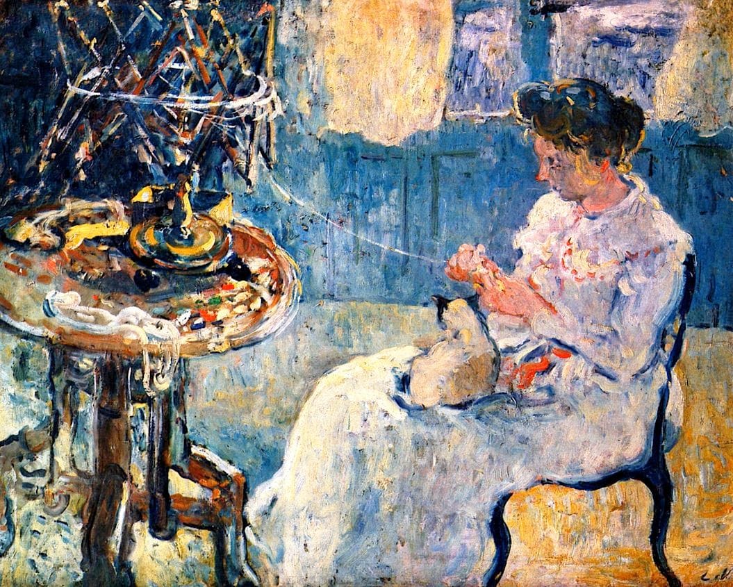 Artwork Title: Woman with Spool