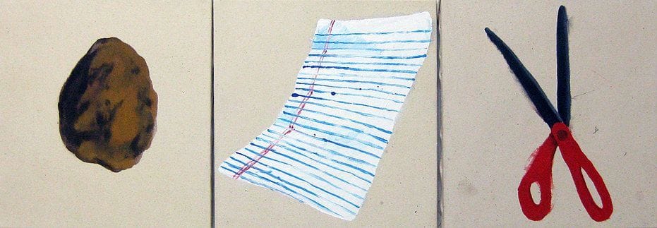 Artwork Title: Rock, Paper, Scissors