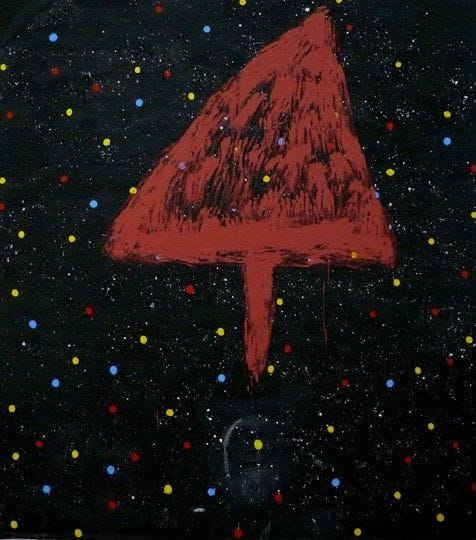 Artwork Title: Cheap dripping or Starry night