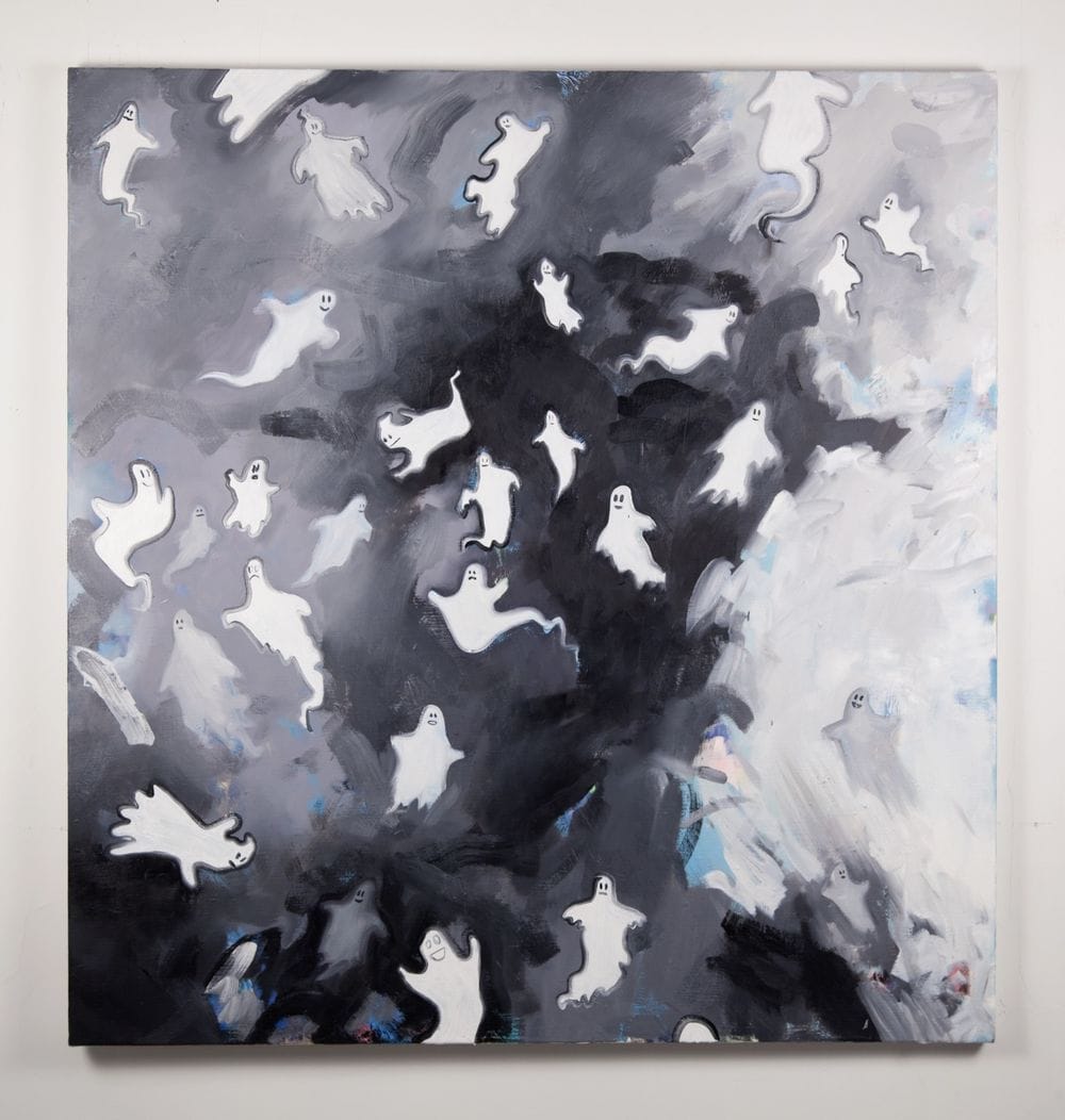 Artwork Title: Ghosts (blue)