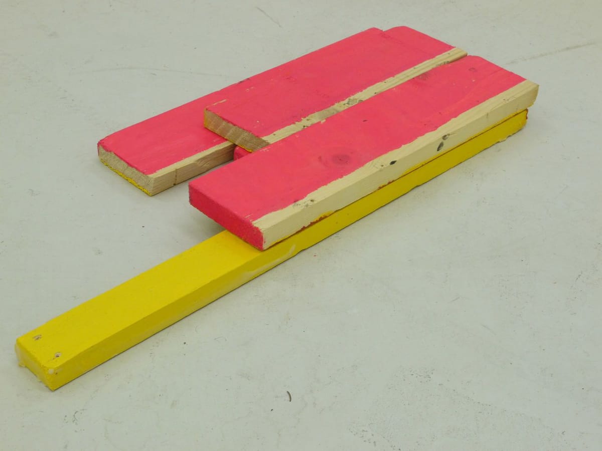 Artwork Title: Wood and paint