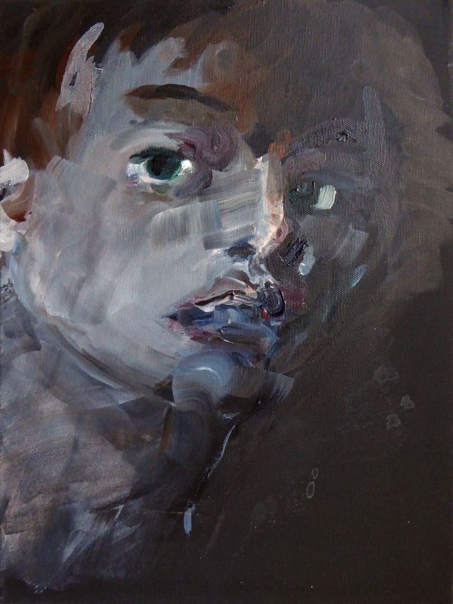 Artwork Title: Pale young painter