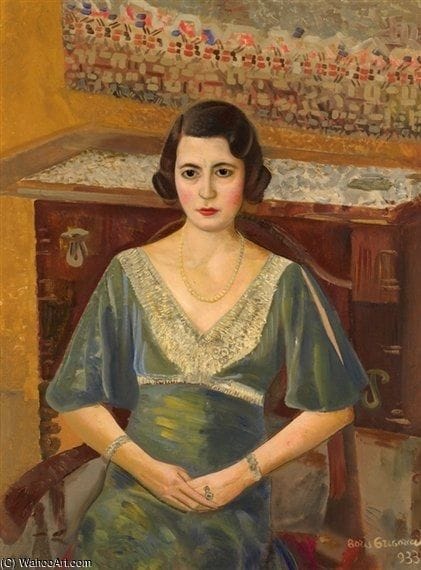 Artwork Title: Lady in a Green Dress