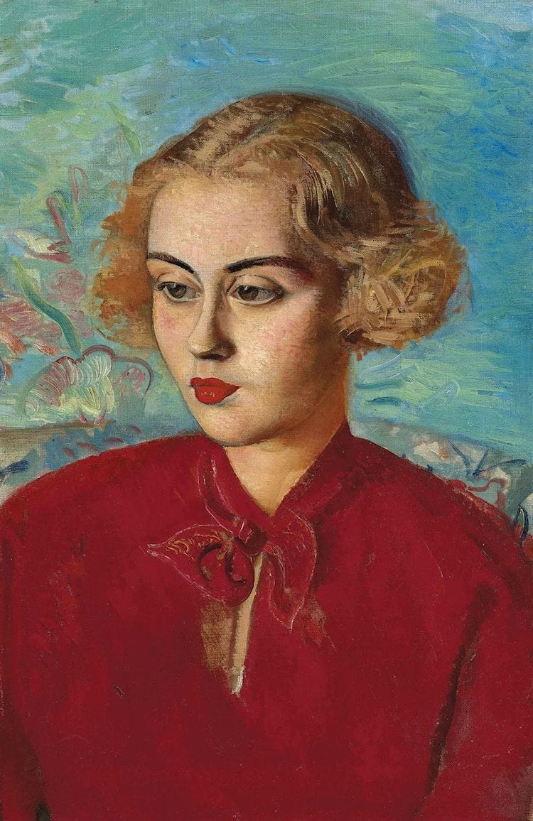 Artwork Title: Woman in Red