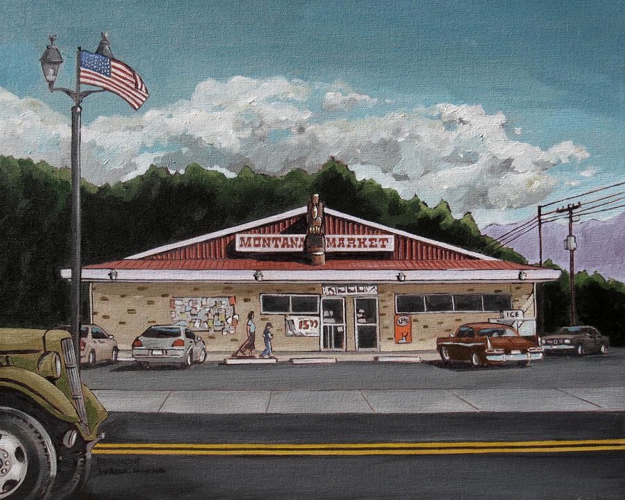 Artwork Title: Montana Market
