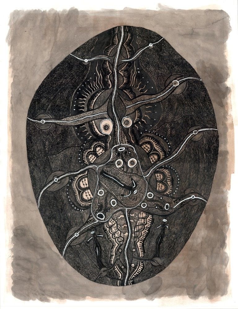 Artwork Title: Pieuvre des profondeurs