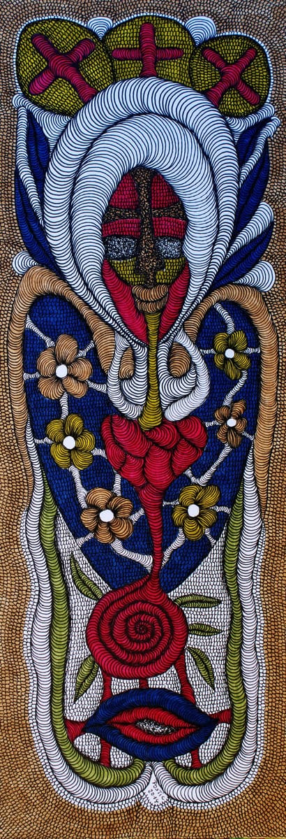 Artwork Title: Coeur en flamme