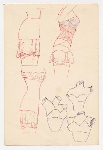 Artwork Title: Untitled (mannequins and undergarments)