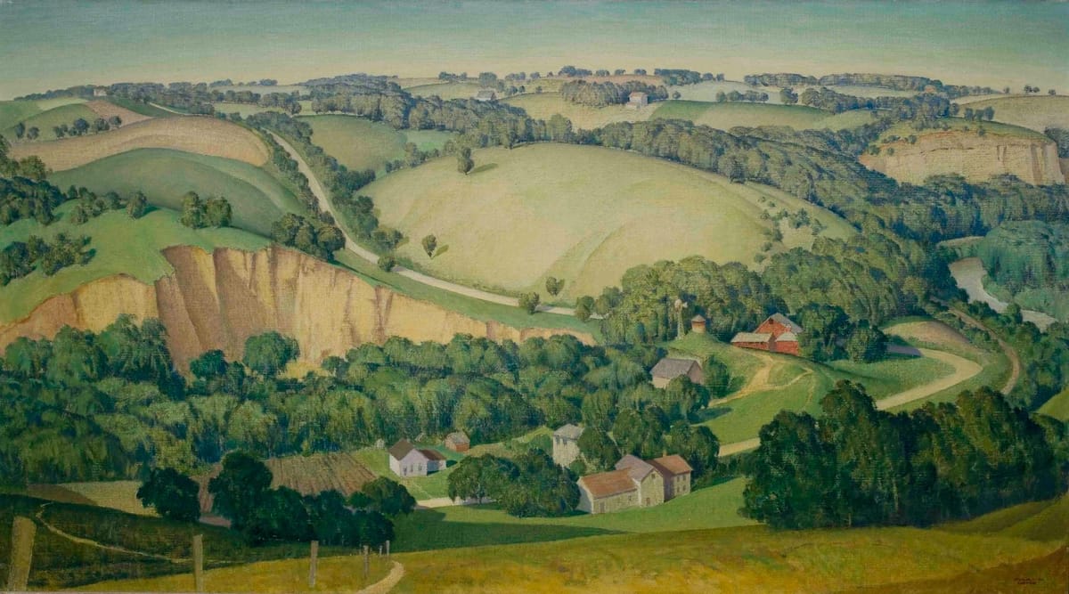 Artwork Title: Stone City Landscape