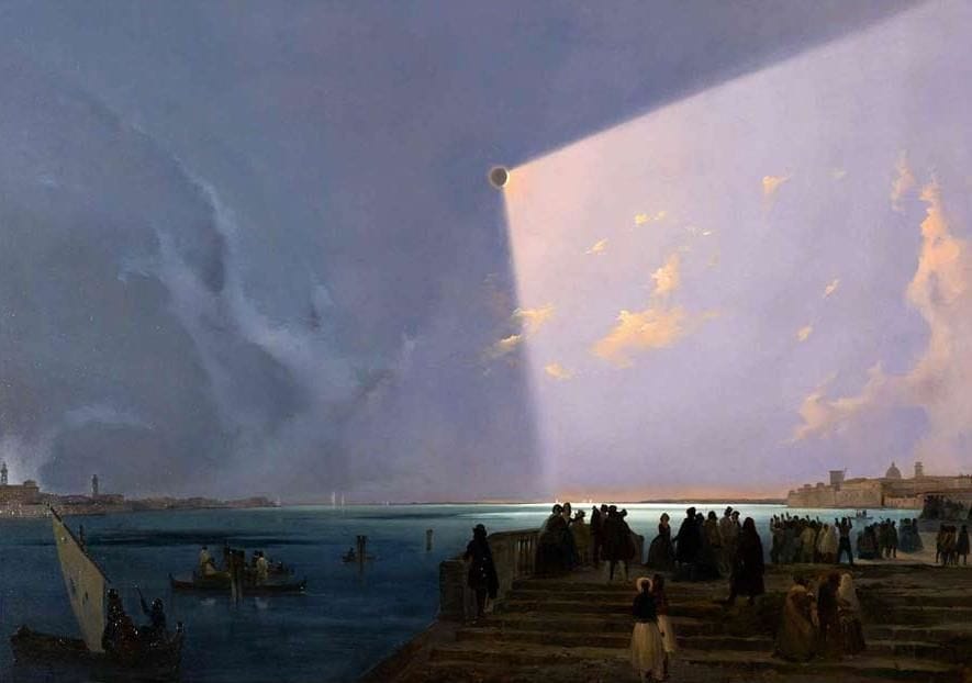 Artwork Title: The Eclipse of the Sun in Venice, July 6