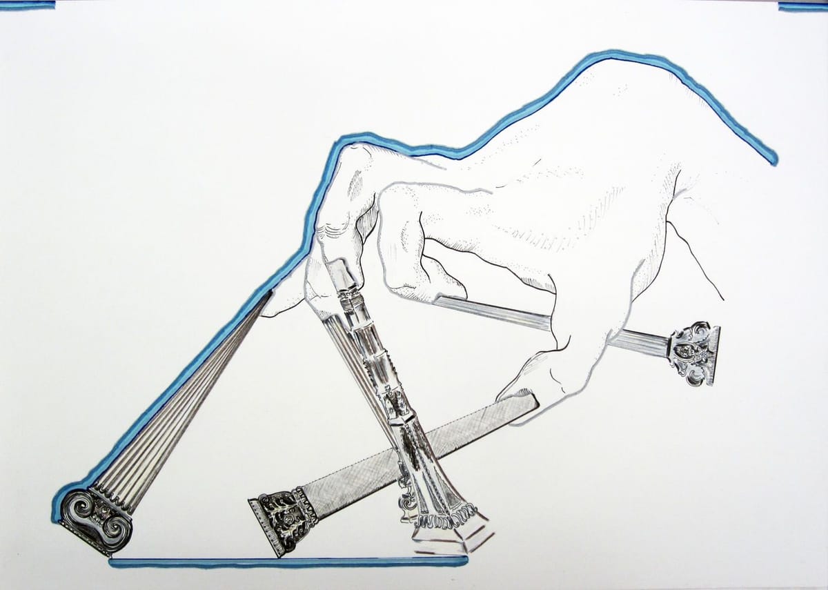 Artwork Title: Serie Mapas anatómicos