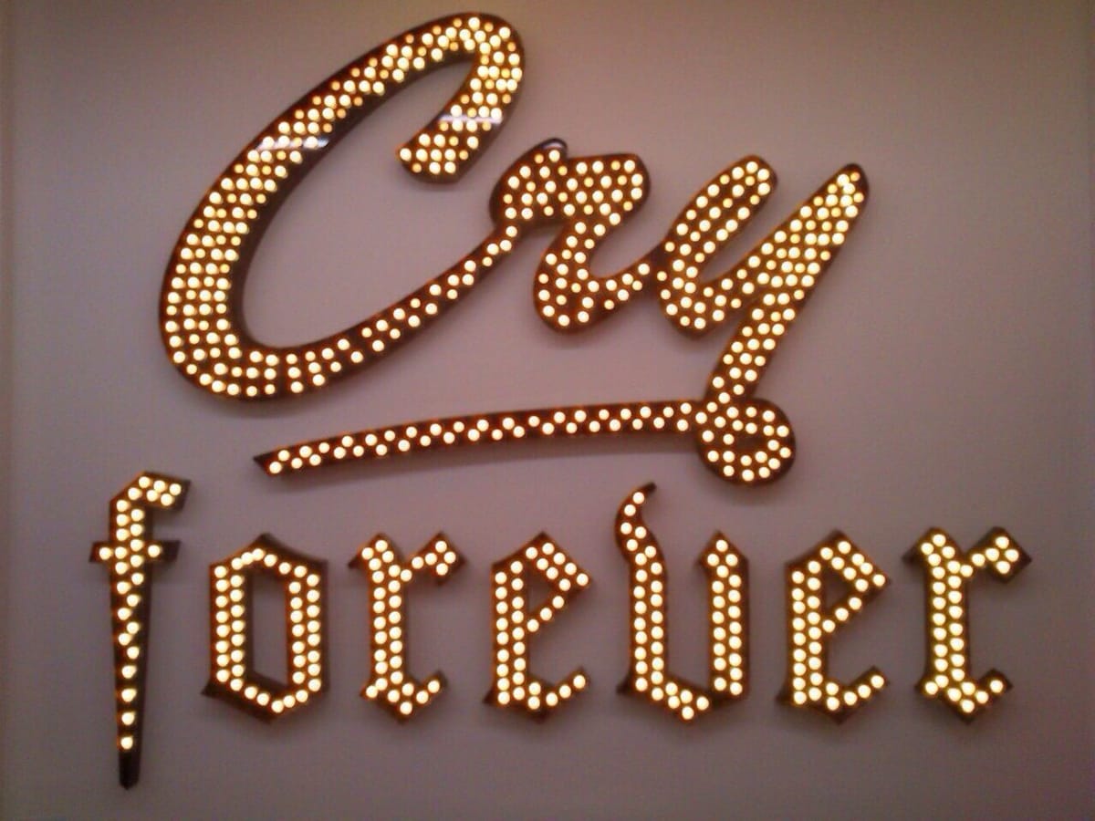 Artwork Title: Cry Forever