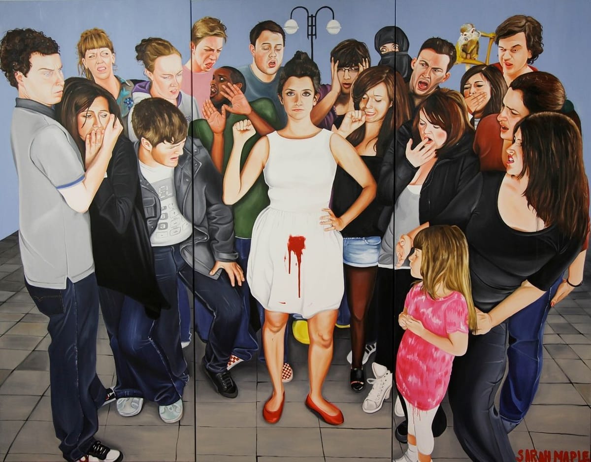 Artwork Title: Menstruate With Pride
